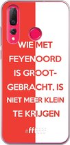 6F hoesje - geschikt voor Huawei P30 Lite -  Transparant TPU Case - Feyenoord - Grootgebracht #ffffff