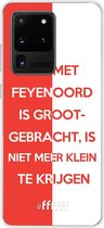 6F hoesje - geschikt voor Samsung Galaxy S20 Ultra -  Transparant TPU Case - Feyenoord - Grootgebracht #ffffff