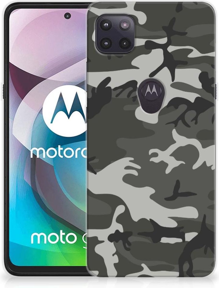 TPU Hoesje voor Motorola Moto G 5G TPU bumper Army Light