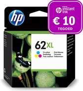 HP 62XL - Inktcartridge kleur + Instant Ink tegoed