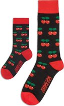 Eenmannenkado Zo Vader Zo Zoon/Dochter sokken Pacha Cherries | Maat: Vader 41 - 46 | Kind 4 - 7 jaar