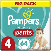 Pampers Baby Dry Nappy Pants Maat 4 - 64 luierbroekjes