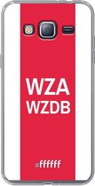 Samsung Galaxy J3 (2016) Hoesje Transparant TPU Case - AFC Ajax - WZAWZDB #ffffff