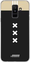 6F hoesje - geschikt voor Samsung Galaxy A6 Plus (2018) -  Transparant TPU Case - AFC Ajax Uitshirt 2018-2019 #ffffff