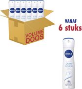 Nivea Deodorant - Pure Invisible - 6 x 150 ml