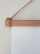 Houten posterhanger - magnetisch ophangsysteem - A4 posterlijst