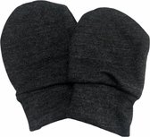 Joe's Anti-krab Baby Handschoentjes Zwart/Donkergrijs - Stof
