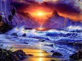 Diamond Painting 40 x 50 cm - Sunset sea