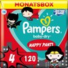 Pampers - Baby Dry Pants - Maat 4 - 9-15 kg - Maandbox - 120 luiers - limited edition