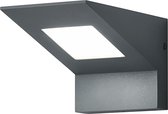 LED Tuinverlichting - Buitenlamp - Trion Nilsona - Wand - 8W - Warm Wit 3000K - Vierkant - Mat Antraciet - Aluminium - BES LED