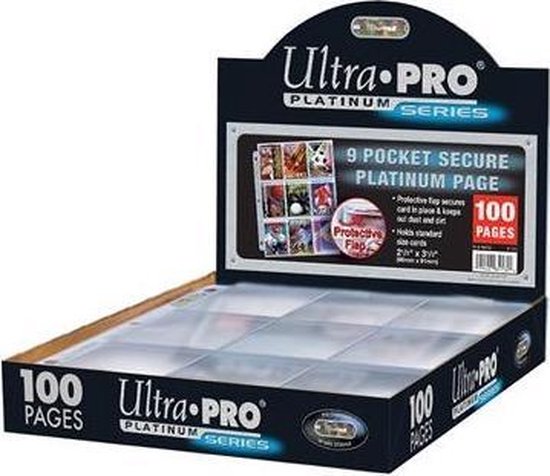 Afbeelding van het spel Ultra Pro Hologram Pages 9-Pocket Secure Platinum