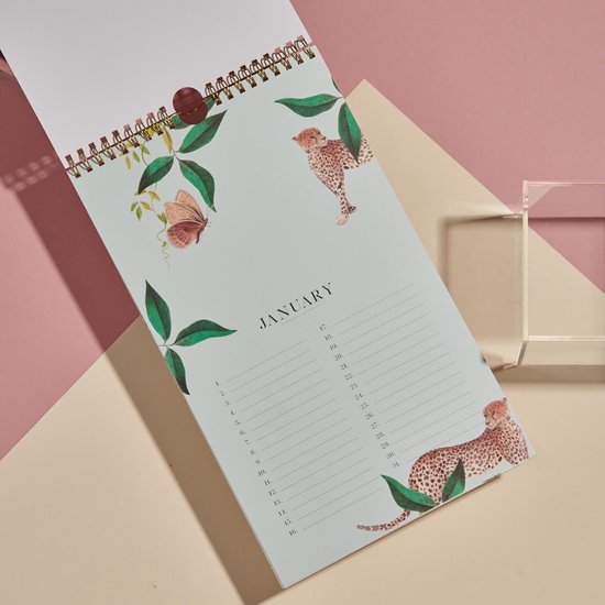 Creative Lab Amsterdam stationery - Verjaardagskalender - Birthday Calendar - Jungle - Creative Lab Amsterdam