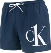 Calvin Klein corner logo zwemshort blauw - S