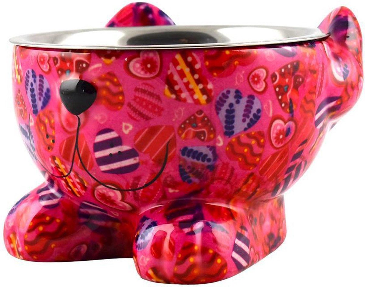 Pomme pidou Drinkbak - Medium - Magicalpink Hearts In Love