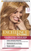 L'Oréal Excellence Creme 7.3 Hazelnoot Blond - Haarverf