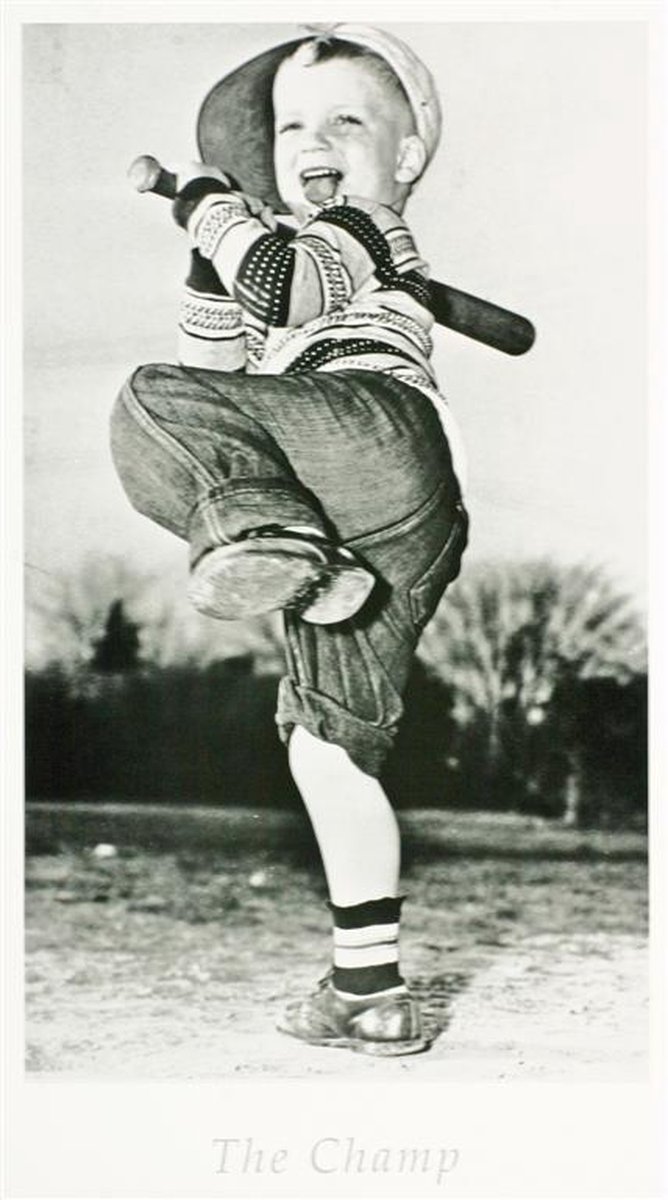 Catch Projecten Poster - The Champ - Bettmann Archive - Zwart/Wit - Fotografie - Jaren 80