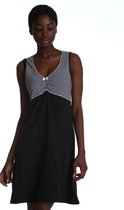 Pussy Deluxe - Mini Stripes Korte jurk - M - Zwart