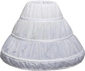 Volume onderrok petticoat voor kinderen - hoepelrok - communiejurk prinsessenjurk verkleedkleedje