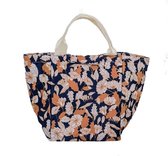 Lunch Bag Leaves - Sac isotherme / Sac isotherme - Blauw/ Oranje