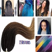 Twist Braids Hair Senegal Braiding vlechthaar BLACK BROWN/BLOND  Ombré