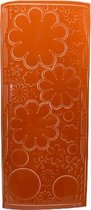 Stickervel 0400: Oranje Stickervel Bloemen | Handgemaakte Verjaardagskaart Decoratie - Plakboek Stickers - Uitnodigingen voor feesten - Briefpapier