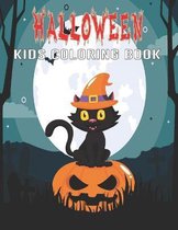 Halloween Kids Coloring Book