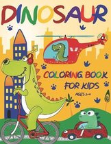 Dinosaur Coloring Book for Kids Ages 2-4