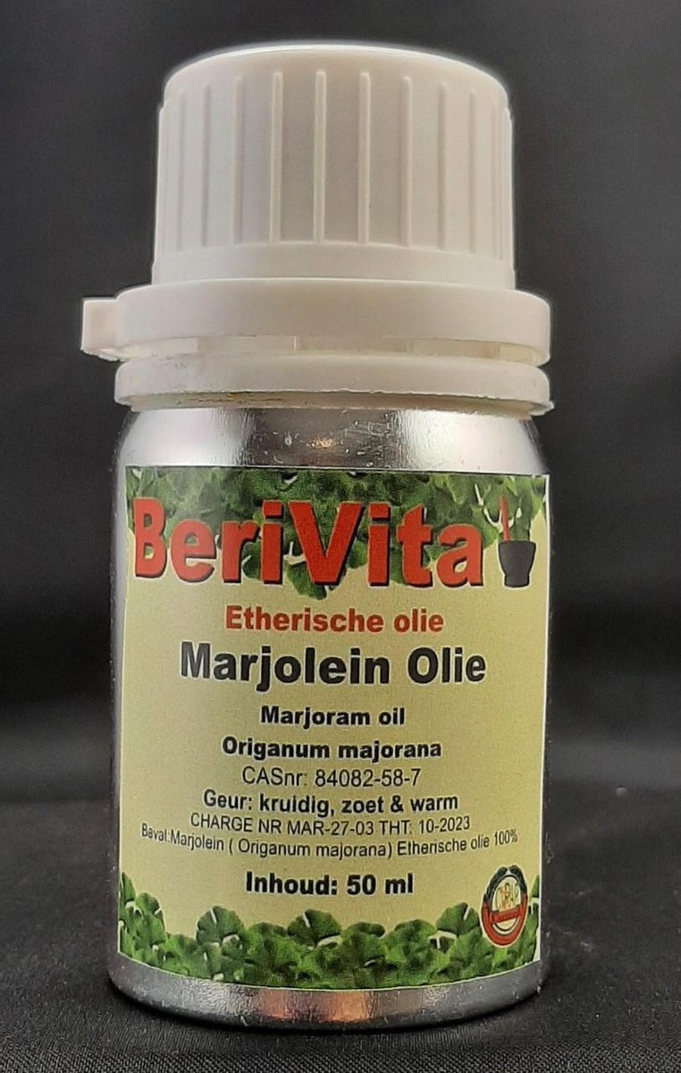 Marjolein Olie 100% 50ml - Etherische Marjoleinolie - Berivita
