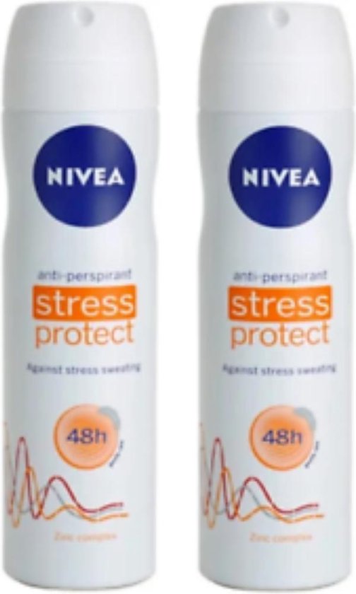 Nivea Stress Protect Deo Spray Dames - Duopak 2 x ml | bol.com