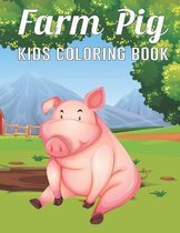 Farm Pig Kids Coloring Book