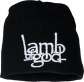 Lamb Of God Band Logo Beanie Muts Zwart - Officiële Merchandise