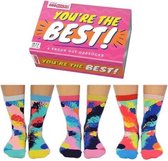 ODD SOCKS Damessokken You're The Best Multipack Mismatched 37-42 Cadeaudoos