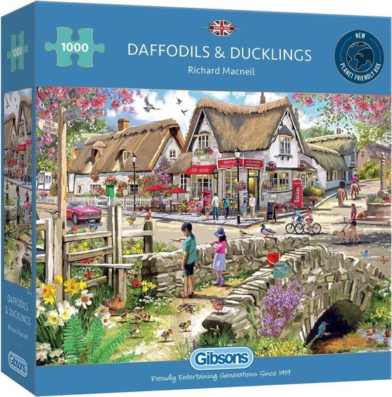 Daffodils & Ducklings Puzzel (1000 stukjes)