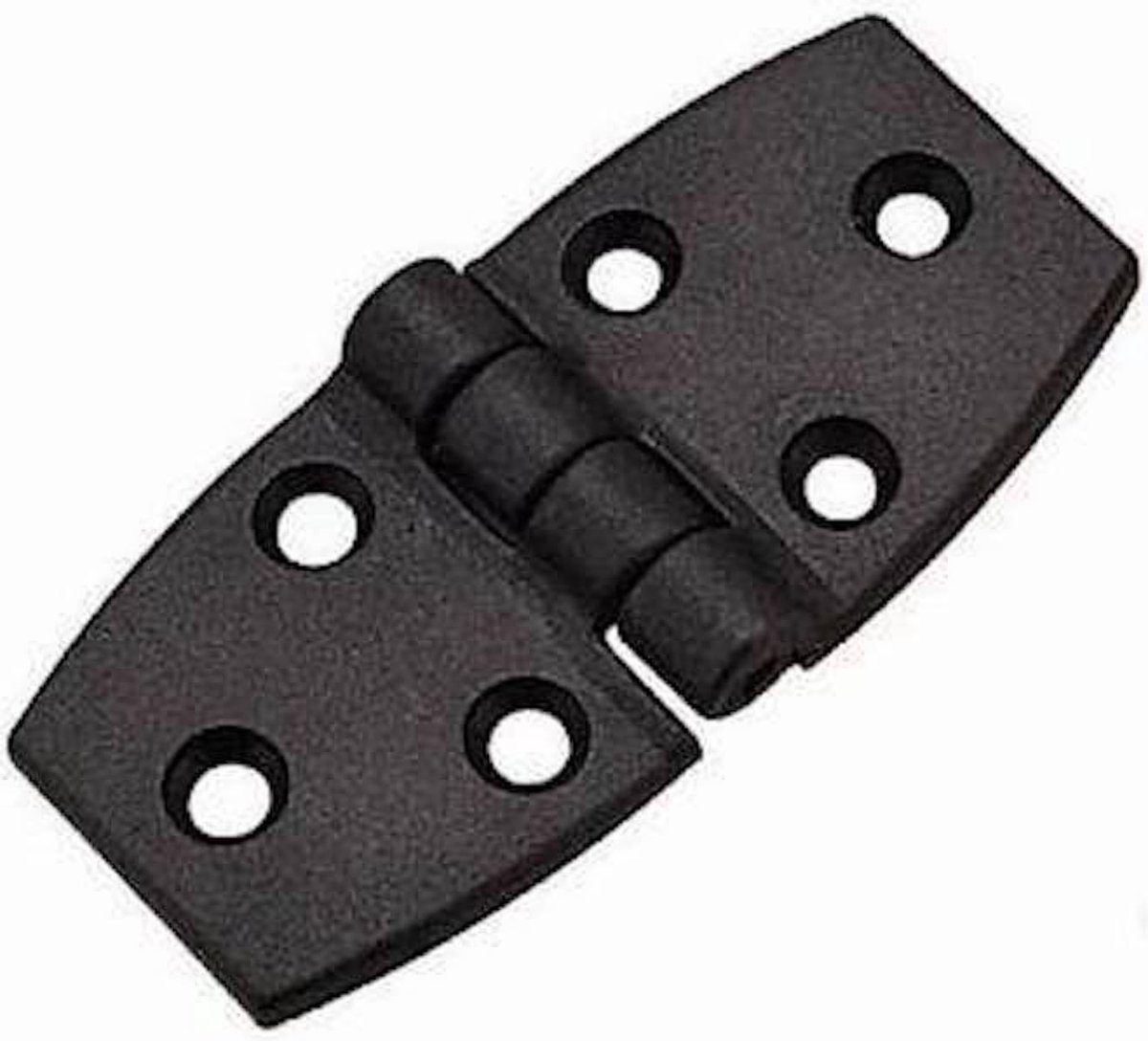 Deurscharnier - Nylon - 75 x 36 x 10 mm (set 6 stuks)