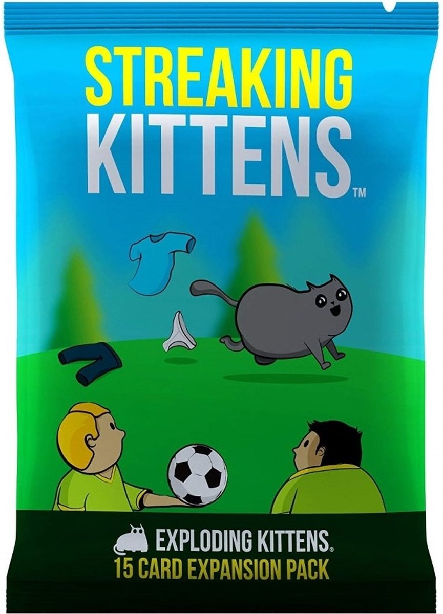 Exploding Kittens Streaking Kittens Uitbreiding - Engelstalig Kaartspel