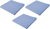 Maus wonderzeem blauw 3 stuks Kunstzeem 38x38cm