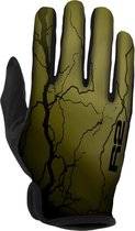 R2 - Flash Fietshandschoenen - Zwart/Groen - Maat XXL (23 - 24cm)