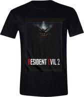 Resident Evil 2 Remake - Zombie Face T-Shirt Zwart