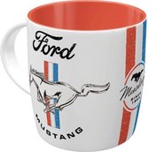 Ford Mustang - Logo Horse & Stripes. Tasse à café.
