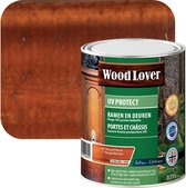 WoodLover UV Protect - Beits - Ramen en deuren - Hoge UV protectie beits -647 - Mernti Rood- 0,75 l