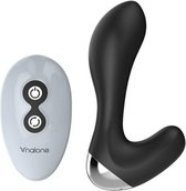 Prop remote controlled, vibrating oplaadbare prostate massager