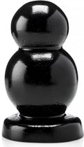 XXLTOYS - Felice - XXL Plug - Inbrenglengte 14 X 8.5 cm - Black - Uniek design Buttplug - Stevige Anaal plug - Made in Europe