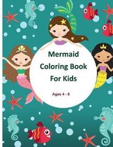 Mermaid Coloring Book For Kids