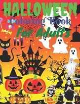 Halloween Coloring Book For Adults: Anti Stress Relaxation: 25 Unique Designs Jack-o-Lanterns, Witches, Haunted Houses, and many More (Volume
