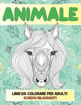 Libri da colorare per adulti - Schemi rilassanti - Animale