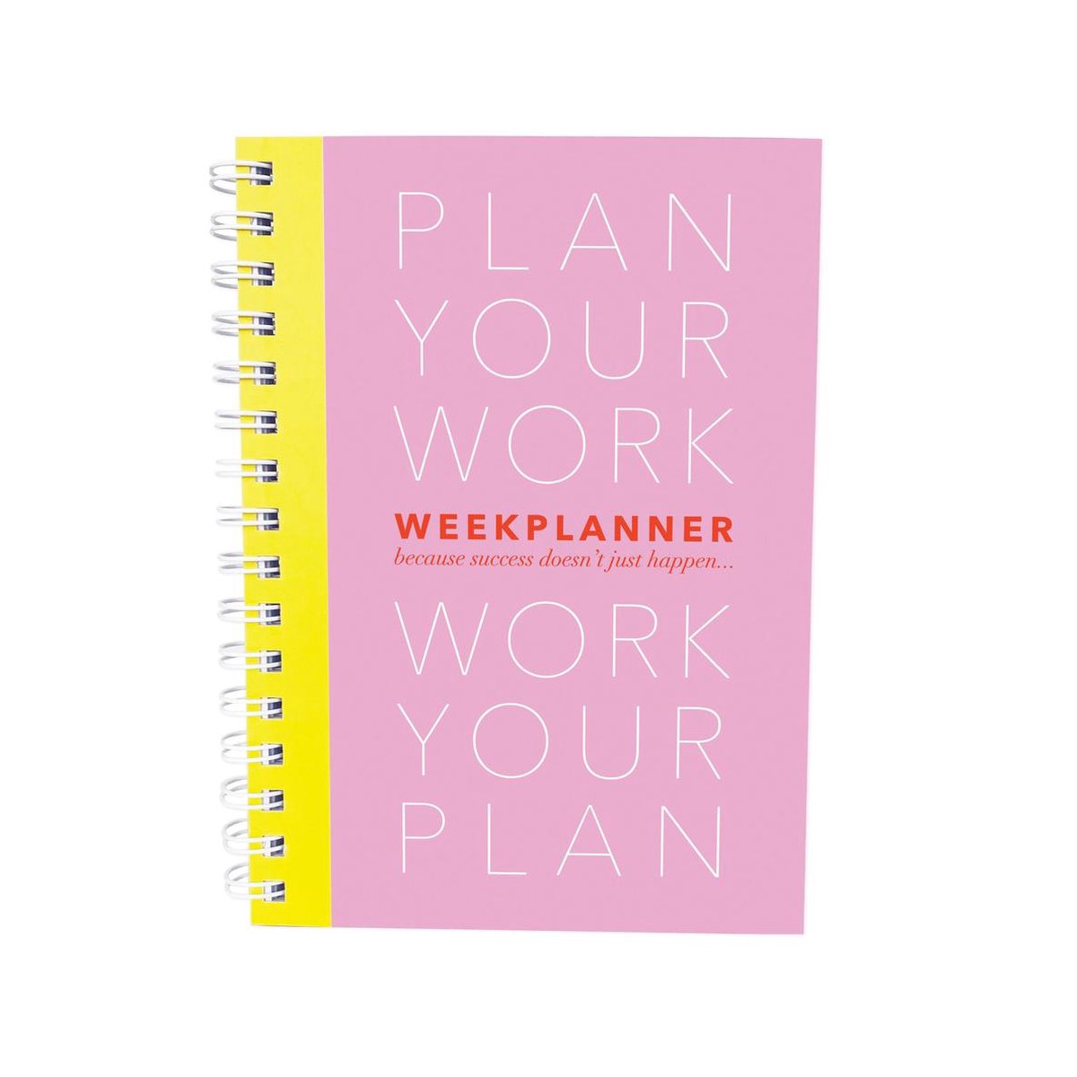 Vormgevoel - A5 Planner - Plan Your Work - Pink