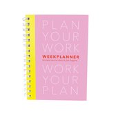 Vormgevoel - A5 Planner - Plan Your Work - Pink + 3 quote ansichtkaarten
