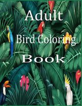 Adult bird coloring book