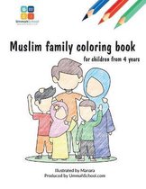 Muslim family coloring book