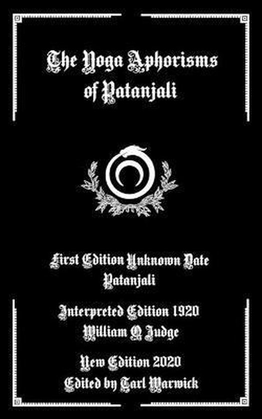 The Yoga Aphorisms of Patanjali - cover